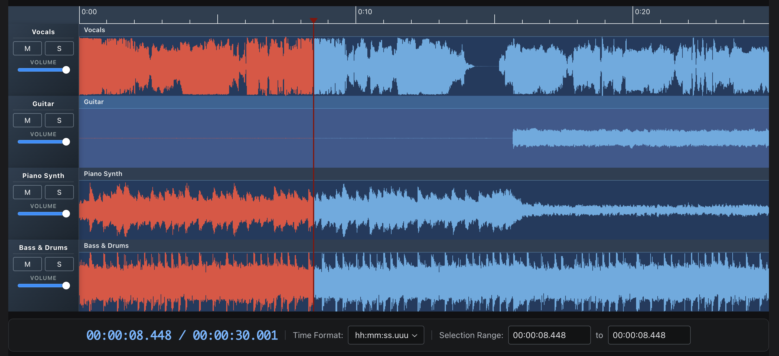 Waveform Playlist Editor